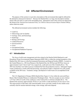Final Hanford Site Solid (Radioactive and Hazardous) Waste Program Environmental Impact Statement, Volume I