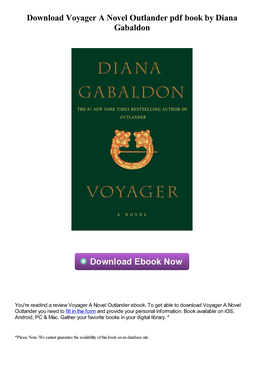 Download Voyager a Novel Outlander Pdf Ebook by Diana Gabaldon