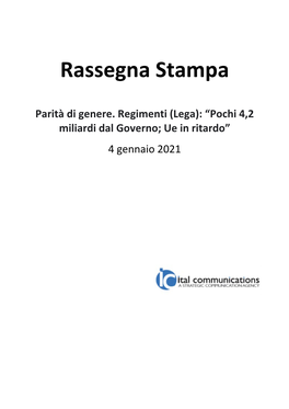 Rassegna Stampa