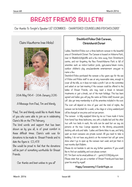Breast Friends Bulletin January 16. Issue, 6. No Photos on Back. 6 Copy 2