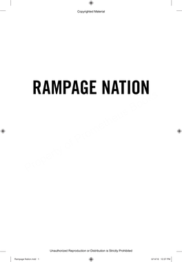 Rampage Nation: Securing America from Mass Shootings