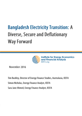 Bangladesh Electricity Transition