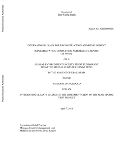 World Bank Document