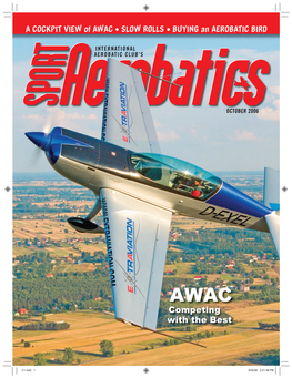 October 2006 Issue of Sport Aerobatics