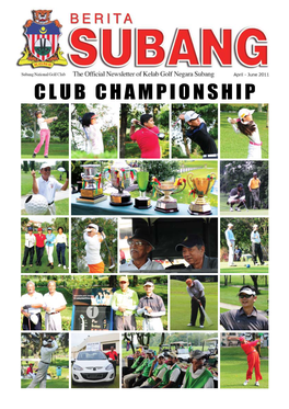 CLUB CHAMPIONSHIP 111089 A4 Magazine Golf[5].Ai 1 13/06/11 8:27 PM 111089 A4 Magazine Golf[5].Ai 1 13/06/11 8:27 PM