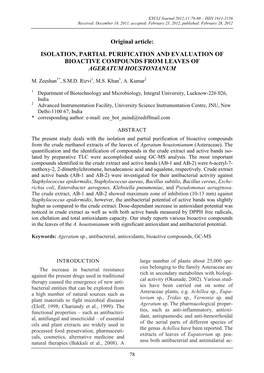 A Practical Overview of Quantitative Structure-Activity Relationship