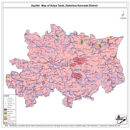 Aquifer Map of Sulya Taluk, Dakshina Kannada District