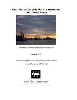 Grays Harbor Juvenile Fish Use Assessment: 2011 Annual Report
