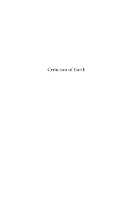 Criticism of Earth Historical Materialism Book Series