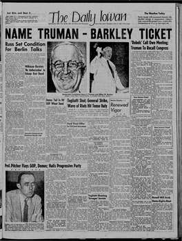 Daily Iowan (Iowa City, Iowa), 1948-07-15