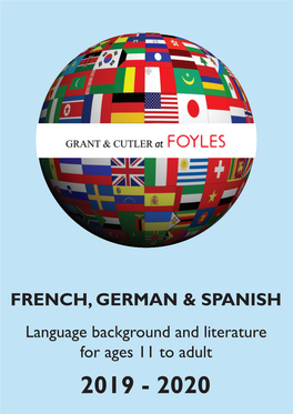 French, German & Spanish Catalogue 2019-2020