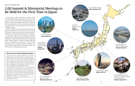 G20 Summit & Ministerial Meetings to Be Held for the First Time in Japan