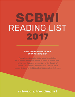 Find Great Books on the 2017 Reading List