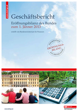 Geschäftsbericht Eröffnungsbilanz Des Bundes Zum 1
