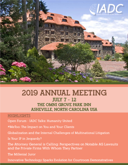 2019 Annual Meeting