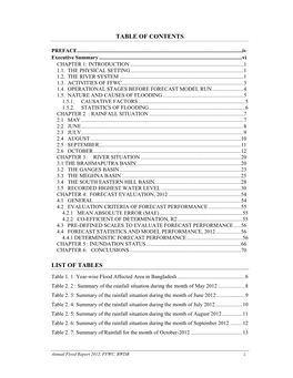 Annual Flood Report 2012, FFWC, BWDB I