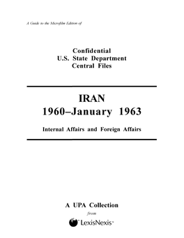 1960-January 1963