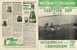 BERNIAN F.C PROGRAMME Back the the Installation Charges and Rent for a Medals Which Couple of Years