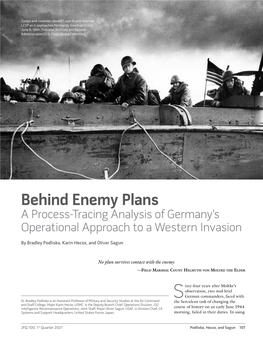 A Process-Tracing Analysis of Germany's Operational Approach To