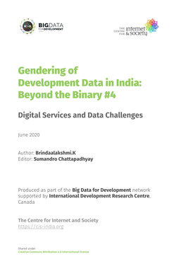 Gendering of Development Data in India: Beyond the Binary #4