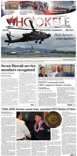 Seven Hawaii Service Members Recognized Staff Sgt