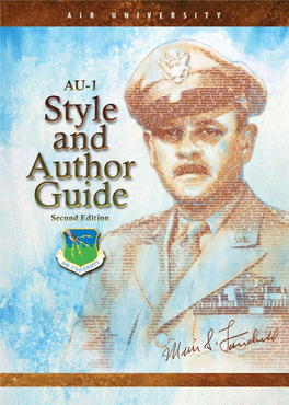 AU-1 Air University Style and Author Guide