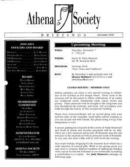 Newsletters: 1998 – 2000