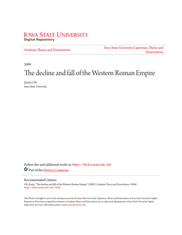 The Decline and Fall of the Western Roman Empire" (2009)