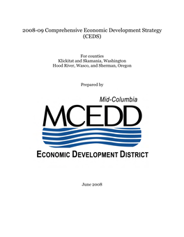 2008-09 Comprehensive Economic Development Strategy (CEDS)