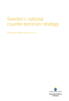 Sweden's National Counter-Terrorism Strategy