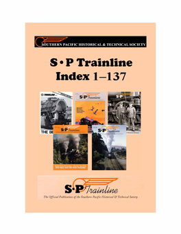 S • P Trainline Index 1–137