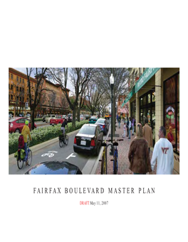 FAIRFAX BOULEVARD MASTER PLAN Was Created By
