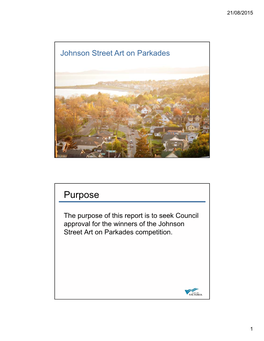 2 Johnson Street Art on Parkades Presentations.Pdf