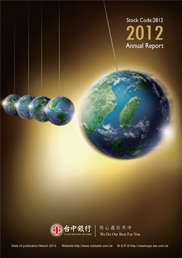 Annual Report Annual Report 2012