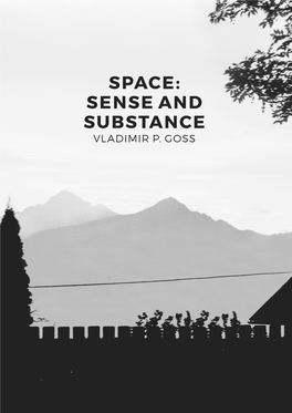 Vladimir Peter Goss Space: Sense and Substance