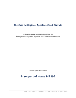 The Case for Regional Appellate Court Districts