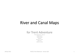 River and Canal Maps