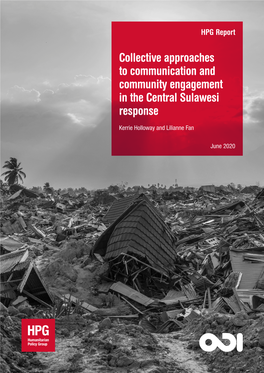 Collective Approaches to Communication and Community Engagement in the Central Sulawesi Response