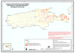 Map of Kangaroo Island Narrow-Leaved Mallee (Eucalyptus