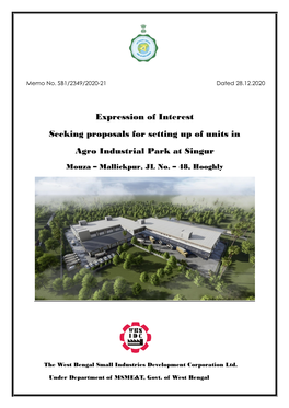 Agro Industrial Park at Singur, Hooghly