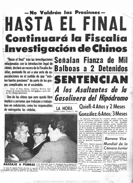 Continuará La Fiscalía Investigación De Chinos SENTENCIAN