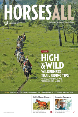 WILDERNESS TRAIL RIDING TIPS with GLENN STEWART and TERRI MCKINNEY Pg 20 & 22