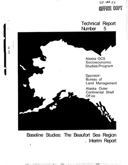 The Beaufort Sea Region . Interim Report I