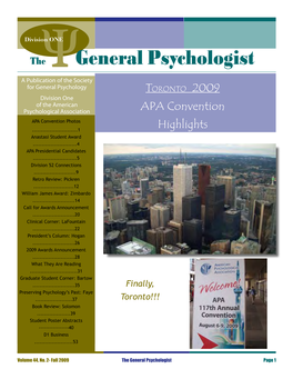 APA Convention Highlights