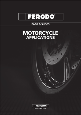 Ferodo Bike Fitments 2017 Catalogue