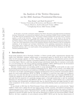 An Analysis of the Twitter Discussion on the 2016 Austrian Presidential