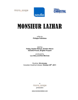 Monsieur Lazhar