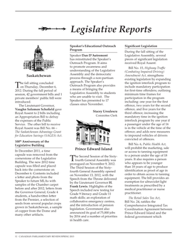 Legislative Reports