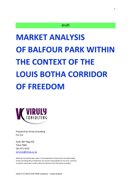 Balfour Park Market Analysis