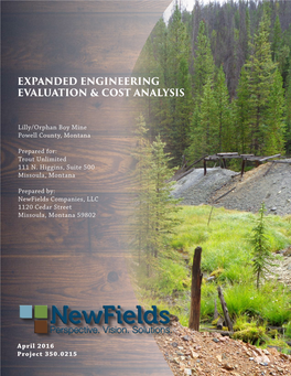 Expanded Engineering Evaluation & Cost Analysis